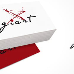 Ideación de nombre comercial, diseño de logotipo y papelería comercial de GIART, promoción de eventos artísticos.