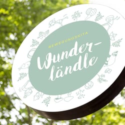 Bewegungskita Wunderländle Beschilderung
