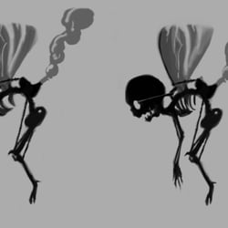 Former concept for enemies for „Tights Fight“