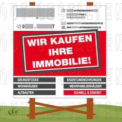 Baustellenschild, Bauschild, Bautafel erstellen | Layout gestalten