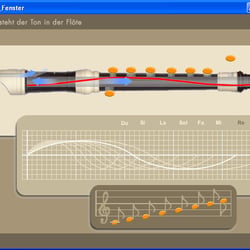 Screenshots: 3  |  Zustand beim Abspielen der Note D (Re)