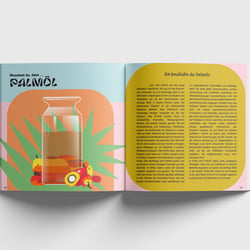 YumYumTalks – Buckprojekt, Layout und Illustration