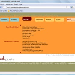 Adpoets (Text & PR) – Gestaltung & Programmierung