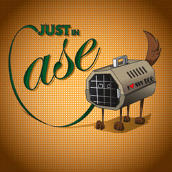 JUST IN CASE – Vektorgrafik