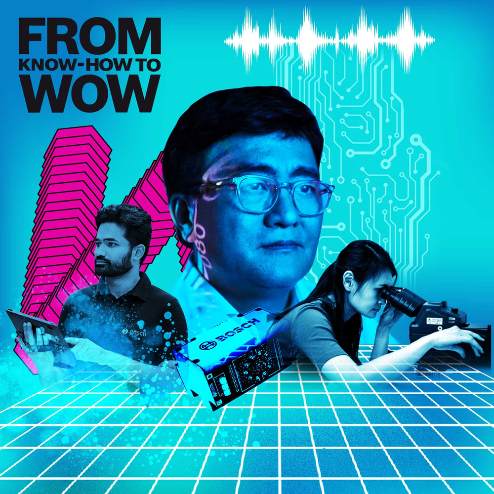 Key Visual für neues Podcast Cover für Bosch GLOBAL