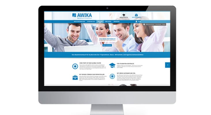 Webdesign – AWIKA Absolventenbücher