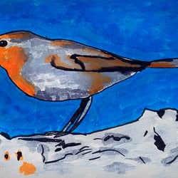 Septembird 23 – Tag 10 – Vogel:European Robin (Rotkehlchen).