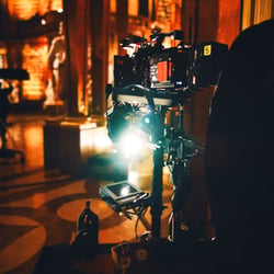 Nachts in der Bibliothek mit dem Steadicam Rig