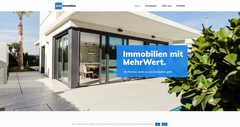 Homepage de Webseite