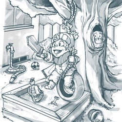 „Mia spielt Pirat“ Conceptart