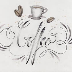 handlettering coffee 1000