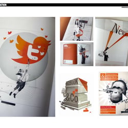 10 Corporate illustrations for ergo communications agency (D)