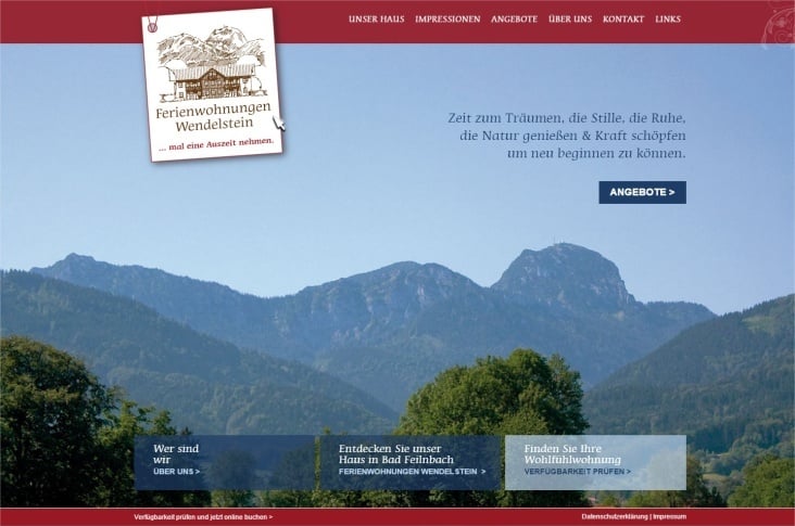 Ferienwohnungen Wendelstein – Mal eine Auszeit nehmen – Google Chrome