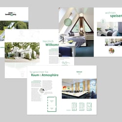 Entwicklung einer Imagebroschüre für das „Hotel benther berg“ bei Hannover