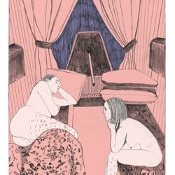 Illustration aus der Graphic Novel Bernadette Schweihoff