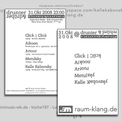 08-10-31st Smaragdmusik drunter&drüber Flyer