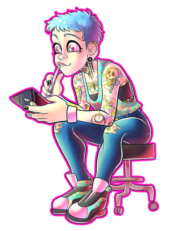 Character Illustration für Spielkonzept