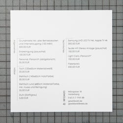Gewölbe 42 / Flyer