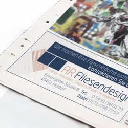 Zeitungsanzeige