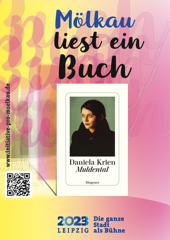 Plakat A3 | Mölkau liest ein Buch