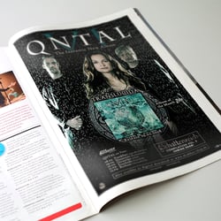 Anzeigengestaltung „QMTAL“ (F.A.M.E. Rec.)