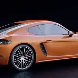 Porsche Cayman S HDRI-Render