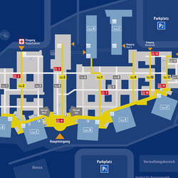 Universitätsklinikum Greifswald: Lageplan