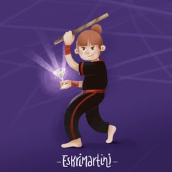Martial Arts Cocktails: Eskrimartini