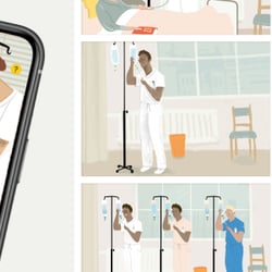 charaktere + backdrops // spiele-app „aktion saubere hände“ i.A. Lindgrün GmbH (2/2)