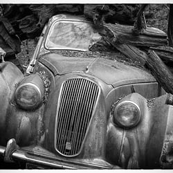 Vinitage Car of Graveyard