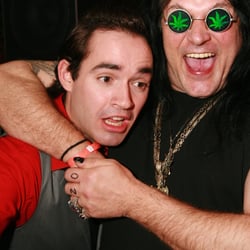 Daniel Küblböck mit Ozzy Osbourne Double – Aftershow-Party, Nürnberg