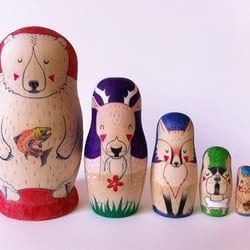 process1 animal matrioskas