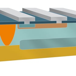 cross-section bipolar transistor structure