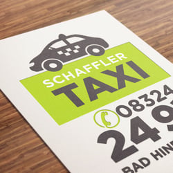 Corporate Design Taxiunternehmen