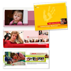 Bildband für Kinderhospiz mit aufwändiger Weiterverarbeitung