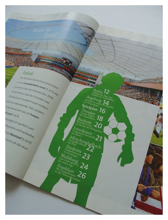 Städtebroschüre zur FIFA-Frauenfußball-WM  –  2011 Deutsche Zentrale für Tourismus