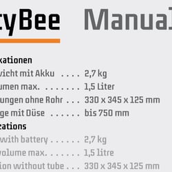 »CityBee« Schriftprobe · Flyer von sauber.io