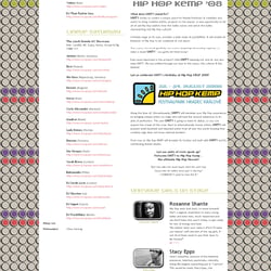 MySpace Design für UNITY – Ladies in Hip Hop (06|2008)