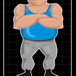 Vektorillustration Bruno Bulldog