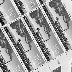 Briefmarke 200 Jahre Dampfschifffahrt Schweiz