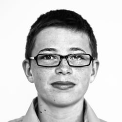 Boy with glasses