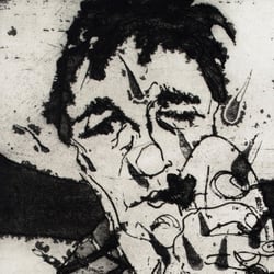 Jazz (Radierung und Aquatinta, 20×30cm, 2011)