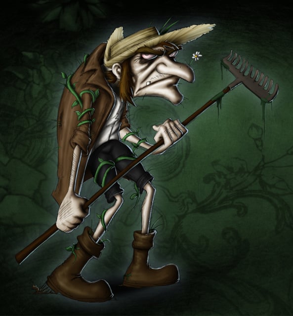 Der Gärtner – Character für ein Videospiel