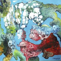 PU 08, Öl a. Leinenkarton, 30×40 cm, 2001