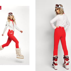 One-piece ski wear range for women
