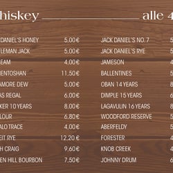 WHISKEYKARTE