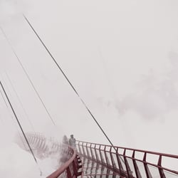 Außenvisualisierung einer Bergbrücke