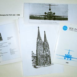 Kölner Dom & Flugzeug für PanAm