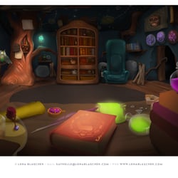 Layout und Backgroundpainting für ein Spieleerlebnis mit Parallaxe-Effekt, Children of Lumera