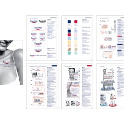 Eucerin / Draftfcb. CI-Manual für Beiersdorf + betreuende Agenturen.